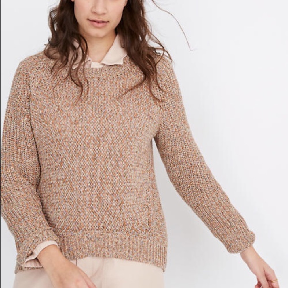 Madewell NWT Marled Beverly Pullover Sweater